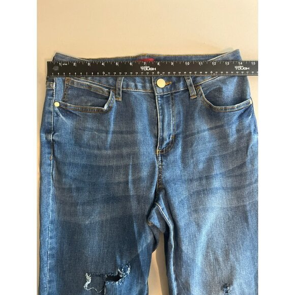 Jennifer Lopez Sculpt Bootcut Sz 8 Wide Leg Boot Cut Medium Wash - Picture 6 of 7